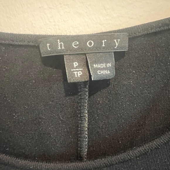 Theory Black Long Sleeve Dress - Picture 7 of 8